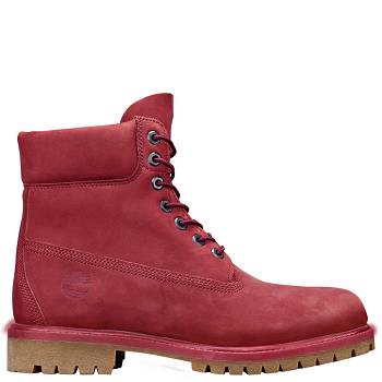 Timberland Premium - Bordove 6 Inch Cizmy Panske, T0190SK